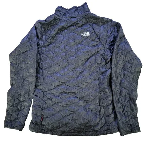 The North Face Womens Thermoball Jacket S Black Quilted Lightweight Insulated - Picture 2 of 10